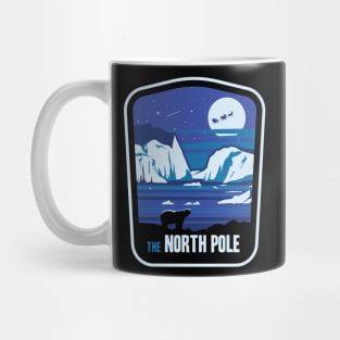 The North Pole Polar Bear Vintage Souvenir Design Gift Mug